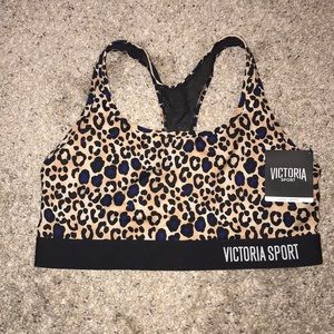 Leopard Print Victoria Secret Sports Bra